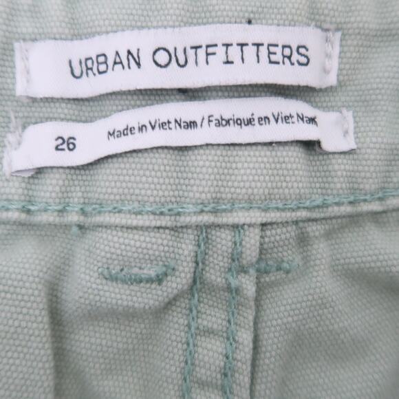 Urban Outfitters light green double knee denim jeans 26 - Picture 4 of 5
